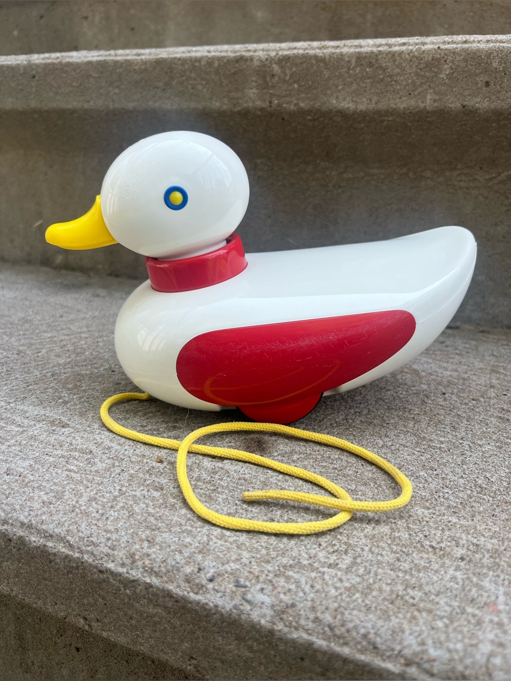 Vintage Ambi Toys Happy Go Ducky Pull Along Duck Made in Holland Patrick Rylands